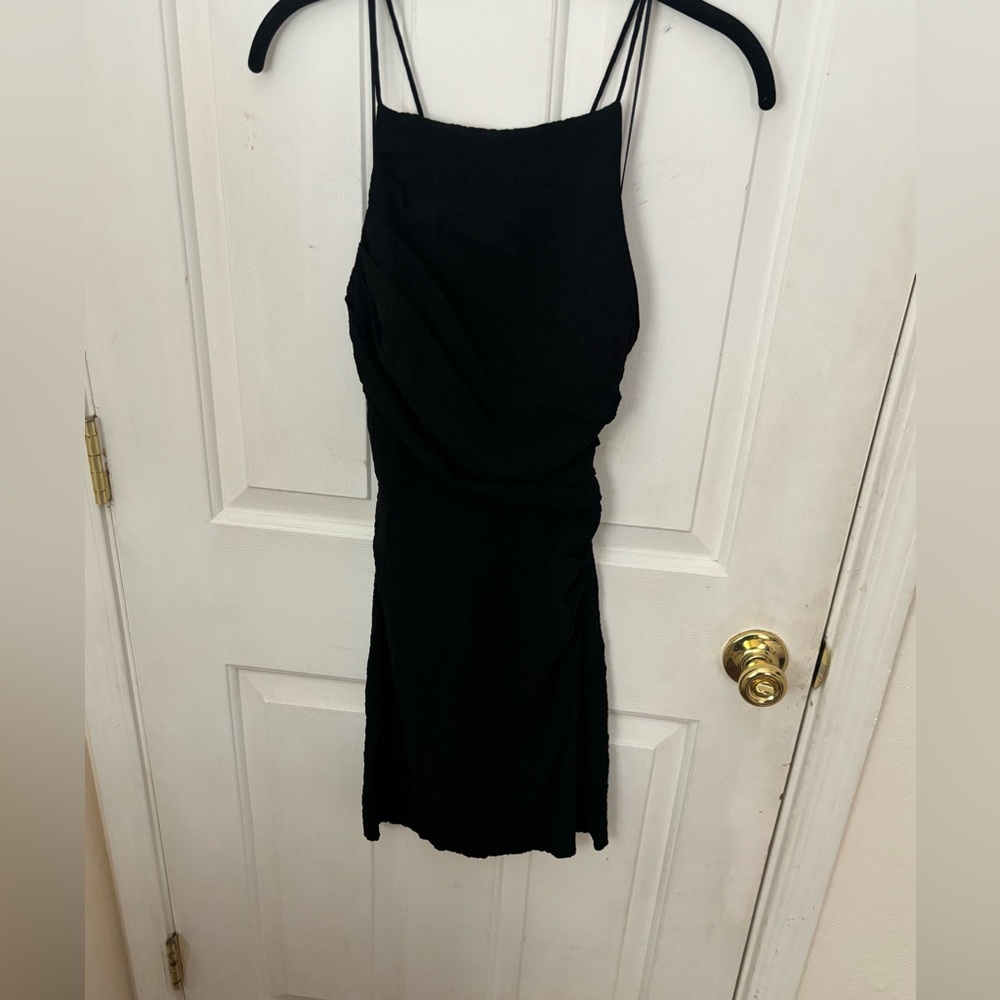 Zara Black Midi Dress